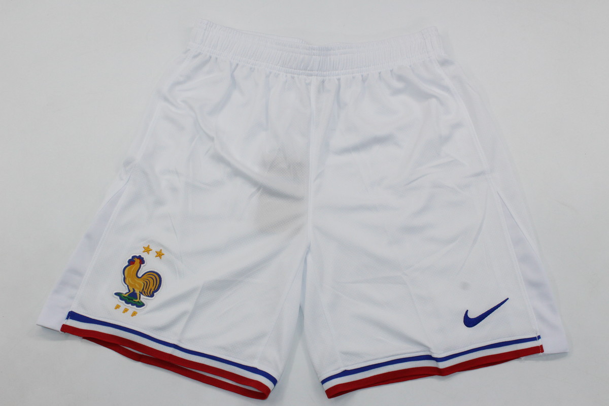 AAA Quality France 2024 Euro Home Soccer Shorts